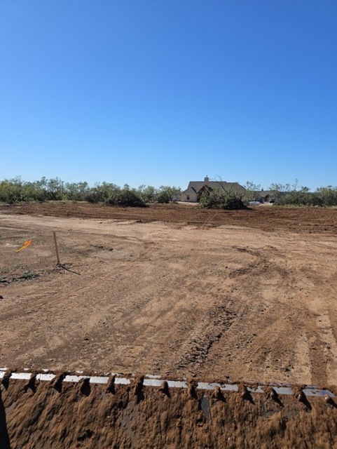 Cleared residential lot in San Angelo, TX